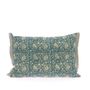 Curtains and window coverings - Indienne Cushion Cover 35X50 Cm Indienne Canard - EN FIL D'INDIENNE...