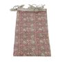 Coussins textile - INDIENNE Voilage 145x280 cm INDIENNE TERRACOTTA FEUILLE - EN FIL D'INDIENNE...