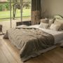 Linge de lit - LYRIC Courtepointe 140x240 cm LYRIC BEIGE - EN FIL D'INDIENNE...