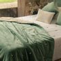 Linge de lit - LYRIC Dessus de lit 230x250 cm LYRIC CELADON - EN FIL D'INDIENNE...