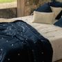 Bed linens - LYRIC Quilt 230x250 cm LYRIC MARINE - EN FIL D'INDIENNE...