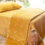 Plaids - LYRIC Bout de lit 90x200 cm LYRIC TABAC - EN FIL D'INDIENNE...