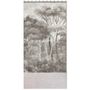 Curtains and window coverings - Manosque Duo Curtain In Printed Linen Monochrome  And Ananbo Velvet 140X280 Cm M - EN FIL D'INDIENNE...