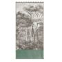 Rideaux et voilages - MANOSQUE rideau n°2 Duo en lin imprimé MONOCHROME Ananbô velours CELADON 140x280 - EN FIL D'INDIENNE...