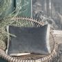 Coussins textile - MEDICIS coussin 35x50cm housse MEDICIS ANTHRACITE - EN FIL D'INDIENNE...
