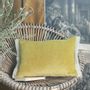 Fabric cushions - Medicis Cushion Cover 35X50 Cm Medicis Citron - EN FIL D'INDIENNE...