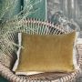 Linge de lit - MEDICIS coussin 35x50cm housse MEDICIS OLIVE - EN FIL D'INDIENNE...