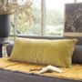 Fabric cushions - Medicis Cushion Cover 45X100 Cm Medicis Citron - EN FIL D'INDIENNE...