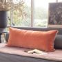 Coussins textile - MEDICIS coussin 45x100cm housse MEDICIS ORANGE - EN FIL D'INDIENNE...