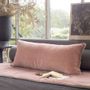 Coussins textile - MEDICIS coussin 45x100cm housse MEDICIS ROSE POUDRE - EN FIL D'INDIENNE...