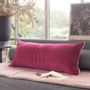 Fabric cushions - Medicis Cushion Cover 45X100 Cm Medicis Terre Rouge - EN FIL D'INDIENNE...