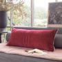 Fabric cushions - Medicis Cushion Cover 45X100 Cm Medicis Terracotta - EN FIL D'INDIENNE...