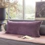 Fabric cushions - Medicis Cushion Cover 45X100 Cm Medicis Violette - EN FIL D'INDIENNE...