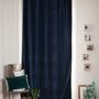 Curtains and window coverings - MEDICIS curtain 130x280cm MEDICIS MARINE - EN FIL D'INDIENNE...