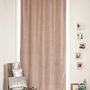 Curtains and window coverings - MEDICIS cotton velvet blackout curtain 130x280cm SABLE - EN FIL D'INDIENNE...