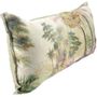 Fabric cushions - Orenoque Cushion Cover Printed Aanbo 50X100 Cm Orenoque Kaki - EN FIL D'INDIENNE...