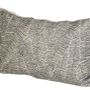 Coussins textile - PALME Housse de coussin 30x45 cm ARGENT - EN FIL D'INDIENNE...