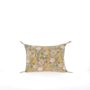 Coussins textile - PENSEE VELOURS Housse de coussin 25x35 cm PENSEES VELOURS TABAC - EN FIL D'INDIENNE...