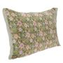 Coussins textile - PENSEE VELOURS  Housse de coussin 50x75 cm PENSEES VELOURS AVOCAT - EN FIL D'INDIENNE...