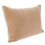 Coussins textile - PENSEE VELOURS Housse de coussin 50x75 cm PENSEES VELOURS POUDRE - EN FIL D'INDIENNE...