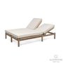 Deck chairs - Double Sunlounger Mieke - GOMMAIRE