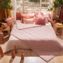 Throw blankets - Etamine Quilt 140X240 Cm Etamine 2 Poudre - EN FIL D'INDIENNE...