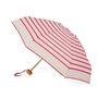 Cadeaux - Micro-parapluie rayé eco-conçu et solide, toile 100% recyclée, rayures rose sorbet - MARCELLE - ANATOLE