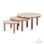 Tables basses - Coffee Table Floor set of 3 - GOMMAIRE