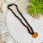 Jewelry - Amber elephant necklace - COCOONME