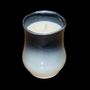 Candles - B&W porcelain dinnerware - CECILE GASC PORCELAINE