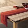 Linge de table textile - Chemin de table fait main Ombre Patch - MAISON MIEKO