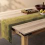 Linge de table textile - Chemin de table fait main Ombre Patch - MAISON MIEKO