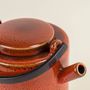 Tea and coffee accessories - Hoa Bien teapot with black brass handle - L'INDOCHINEUR PARIS HANOI