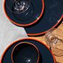 Trays - Set of 3 round wood and lacquer trays - L'INDOCHINEUR PARIS HANOI