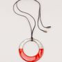 Jewelry - Irregular ring pendant in horn - L'INDOCHINEUR PARIS HANOI