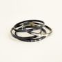Jewelry - 4 thin bracelets in horn - L INDOCHINEUR X RIVÊT