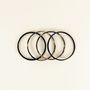 Jewelry - 4 thin bracelets in horn - L INDOCHINEUR X RIVÊT