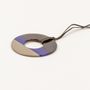 Bijoux - Pendentif anneau en sabot de buffle et laque - L INDOCHINEUR X RIVÊT