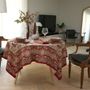 Table linen - La Bohème Garnet Tablecloth - BEAUVILLÉ