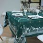 Table linen - Emerald Starry Night Tablecloth - BEAUVILLÉ