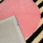Design carpets - Pink Sfera Tufted Wool Rug - COLORTHERAPIS