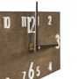 Horloges - Horloge murale rectangulaire en bois - PROMIDESIGN