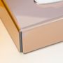 Decorative objects - Bronze plexiglass mirrored tissue box - OPALESCENCE