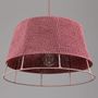 Ceiling lights - YORK suspension lamp in cotton yarn - ELMO