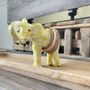 Decorative objects - Yellow Web Elephant Candle - EL PELICANO