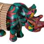 Decorative objects - Paisley Rhinoceros Candle - EL PELICANO