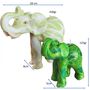 Decorative objects - Yellow Web Elephant Candle - EL PELICANO
