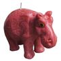 Objets de décoration - Bougie Hippopotame Red Heart - EL PELICANO