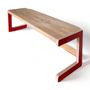 Office seating - Design bench\" Banksit\” | Eco-responsible | Handmade - ATYPIKAL COLLECTION