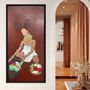 Tableaux - TABLEAU : FEMME GIRAFE - CHACHA.ARTDECO